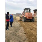 В Кировском районе началось градирование внутрипоселековых дорог