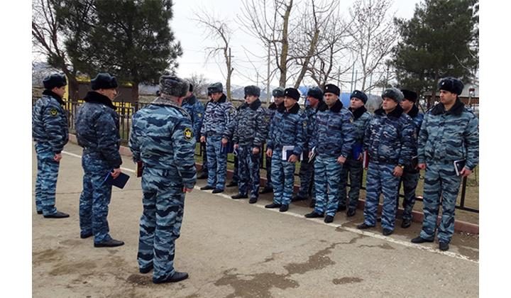 В УФСИН Дагестана прошли сборы с сотрудниками подразделений безопасности