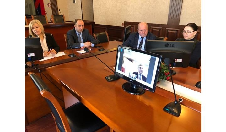 Ректор ДГМУ принял участие в селекторном совещании по профилактике коронавируса