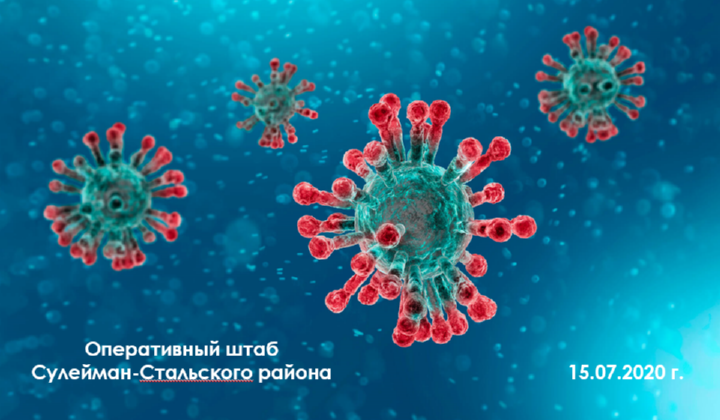 Оперативная обстановка по коронавирусной инфекции в Cулейман-Cтальском районе на 15 июля