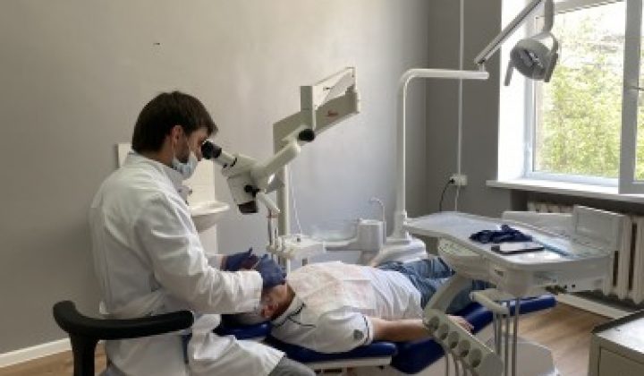 В Республиканской стоматологической поликлинике установлен стоматологический микроскоп