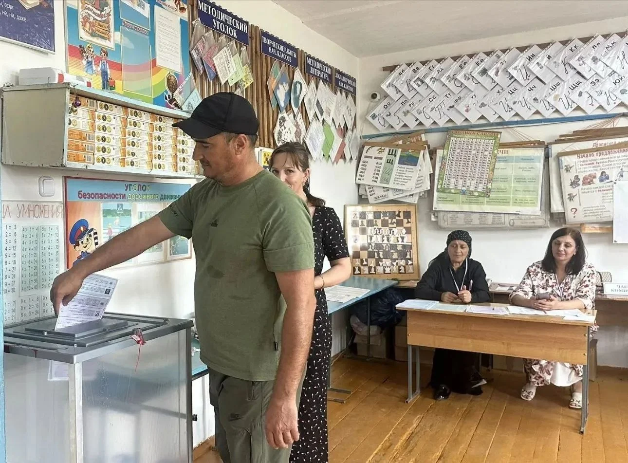 Участник СВО из Магарамкентского района принял участие в голосовании
