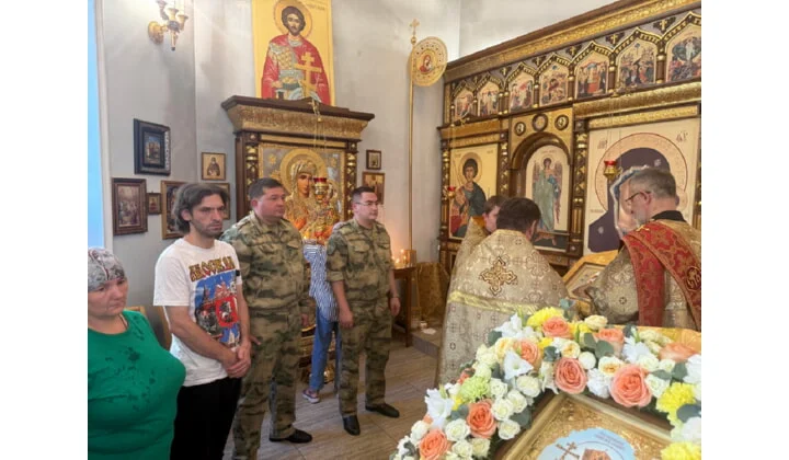 В День Крещения Руси росгвардейцы приняли участие в праздничном молебне