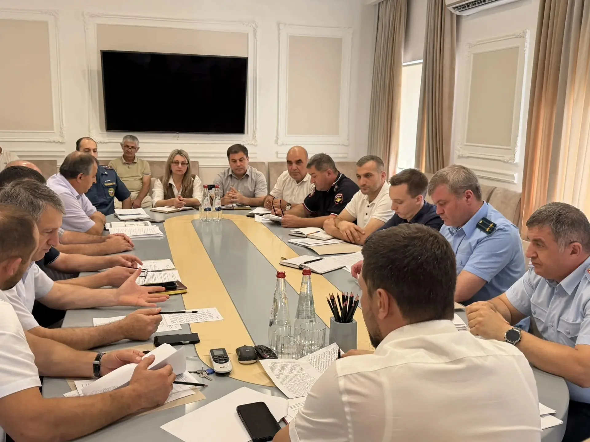 В Магарамкентском районе обсудили обеспечение антитеррористической безопасности