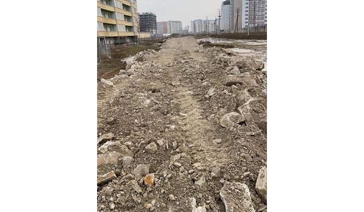 В Каспийске с помощью меценатов-строителей полностью засыпана ул. Кавказская