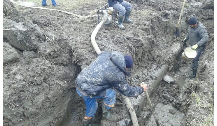 Очередную аварию на водопроводе ликвидировали в Магарамкентском районе