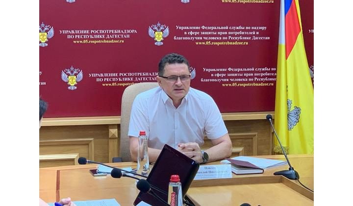В Управлении Роспотребнадзора по РД состоялось совещание с ректорами ведущих ВУЗов республики