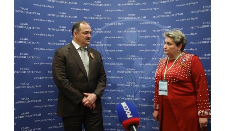 На вопросы журналистов ответили Сергей Меликов и Татьяна Беляева