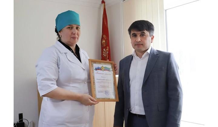 Глава Табасаранского района принял участие в торжественном мероприятии ко Дню медицинского работника
