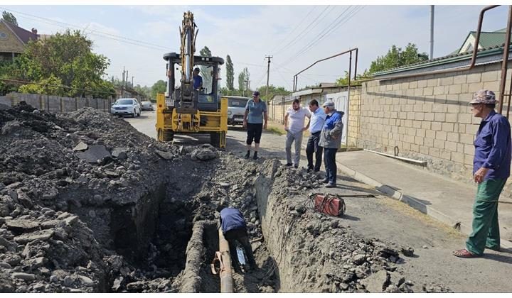 Ремонтные работы по устранению утечки газа  ведутся на линии газопровода в с.Магарамкент