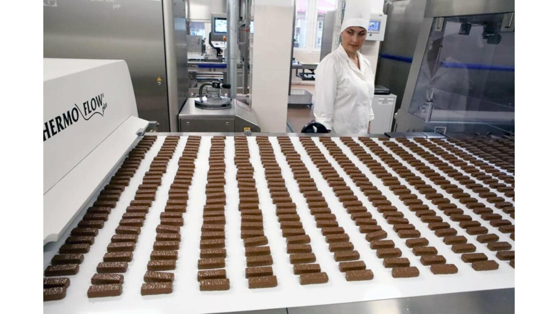 Видео шоколадная фабрика