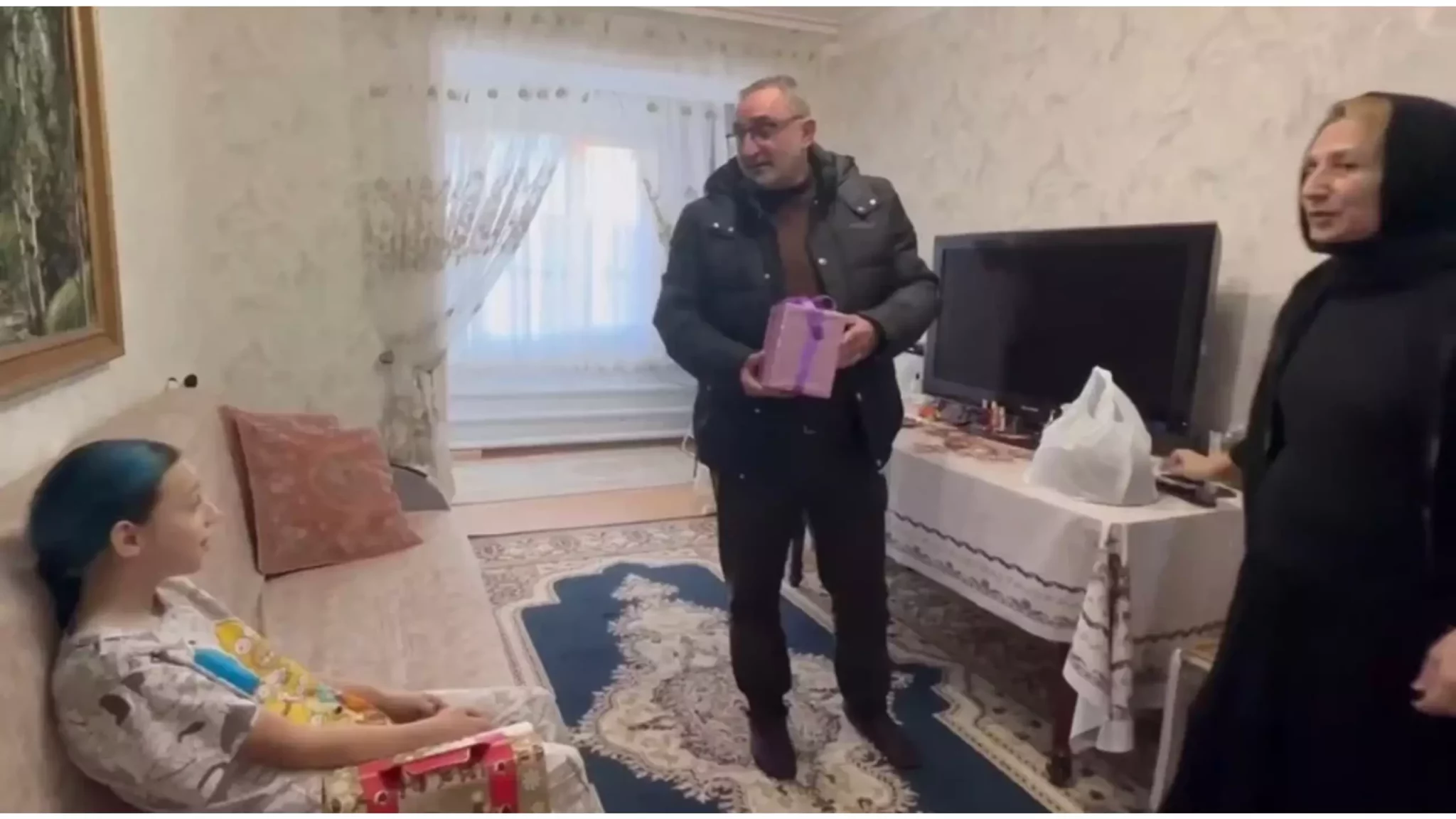 Сайгидпаша Умаханов исполнил новогоднюю мечту Раяны Ахмадовой