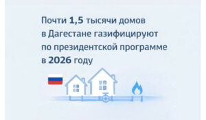 Почти 1,5 тысячи домов в Дагестане газифицируют по президентской программе в 2026 году