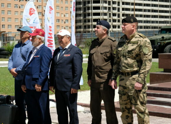 На базе спецподразделений Управления Росгвардии по РД прошла военно-спортивная игра «Победа»